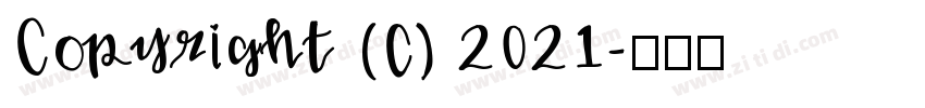 Copyright (c) 2021字体转换